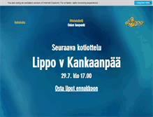 Tablet Screenshot of lippo.fi